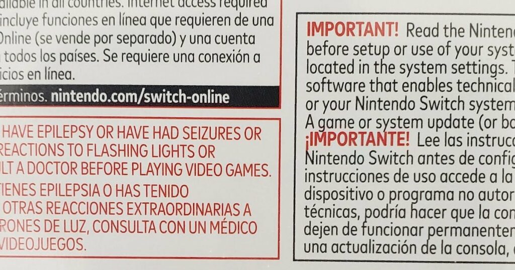 What is your opinion on the print quality of the latest Nintendo titles (re)Releases art labels?