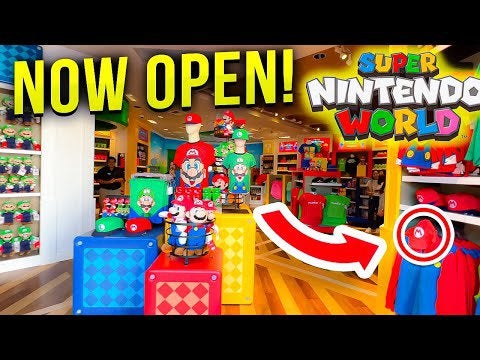 Universal Studios Hollywood FIRST Nintendo Store Tour!