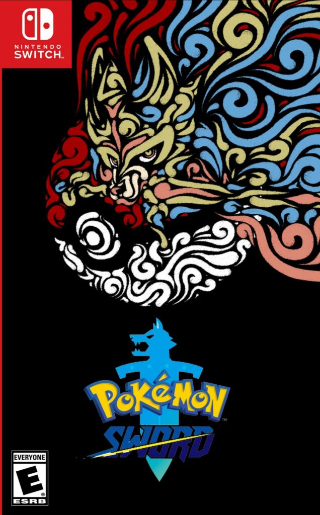I made this custom box art for Pokemon Sword. Spent the whole day and done by hand, really proud of it