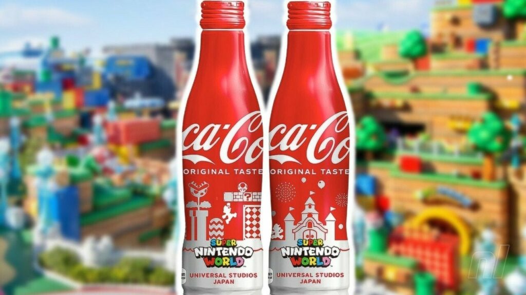 Coca-Cola Releases 'Super Nintendo World' Anniversary Bottle Design in Japan (Starts April 25th)