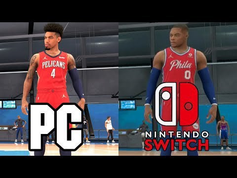 2k22 on the Nintendo Switch vs PC