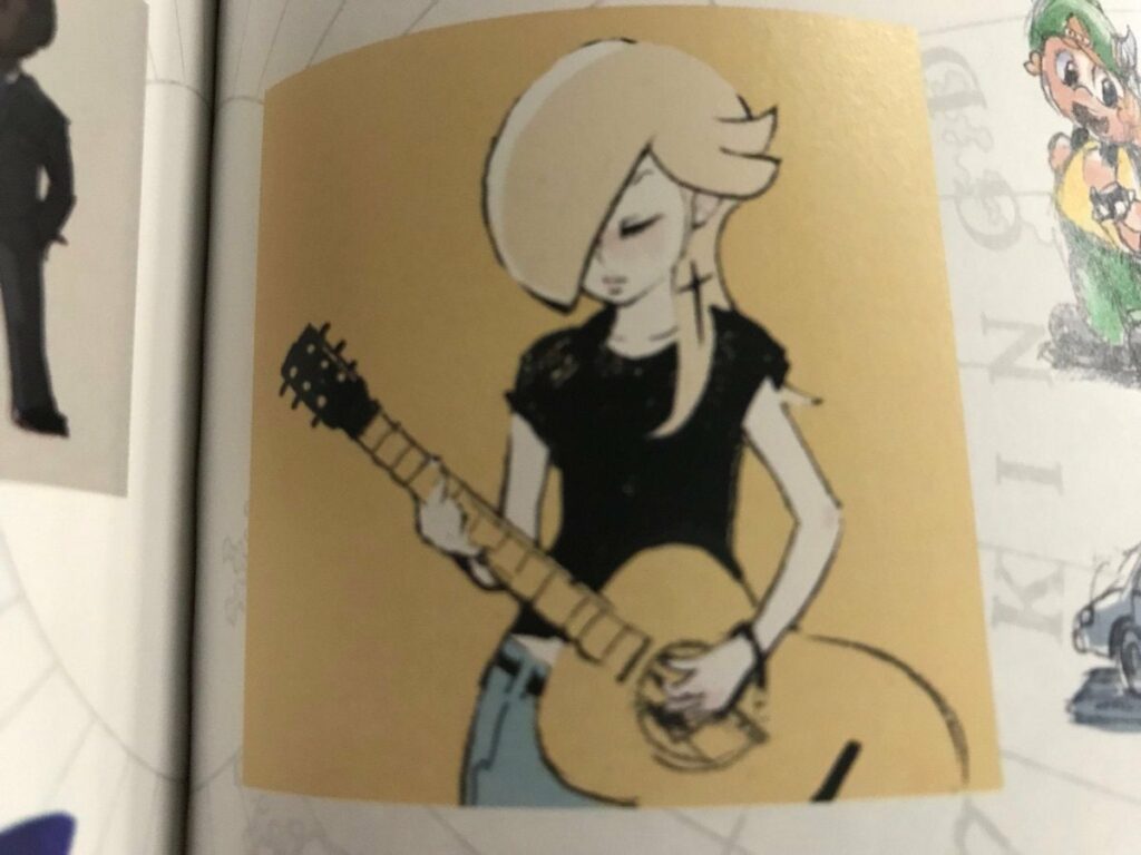 The art of Mario Odyssey reveals Rosalina is grunge AF