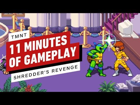 TMNT: Shredders' Revenge - 11 Minutes of Gameplay (1st 2 Stages)