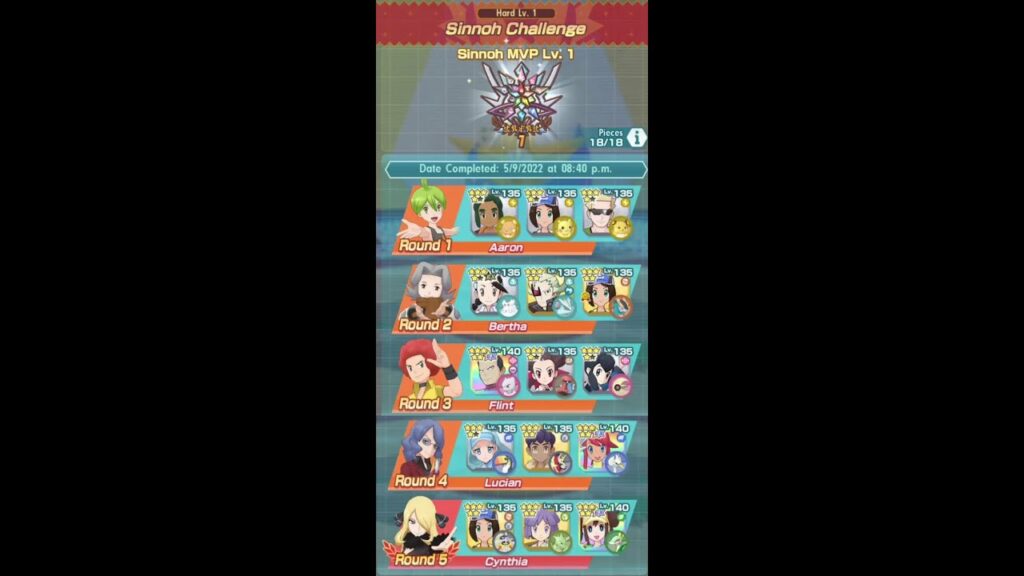 Pokemon Masters - Champion Stadium Sinnoh 10K pts (F2P Friendly)