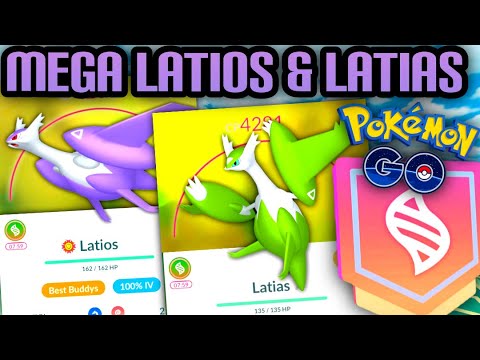 MEGA LATIAS & LATIOS RAIDS IN POKEMON GO // CATCHING A SHINY & 100% IV LEGENDARY!!!