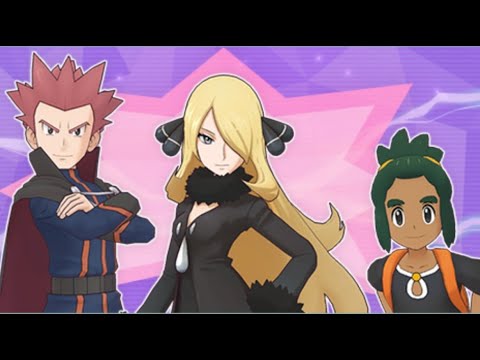 Pokemon Masters EX: Defeating Lance, Cynthia & Hau (Friendiversary Extreme Battle)