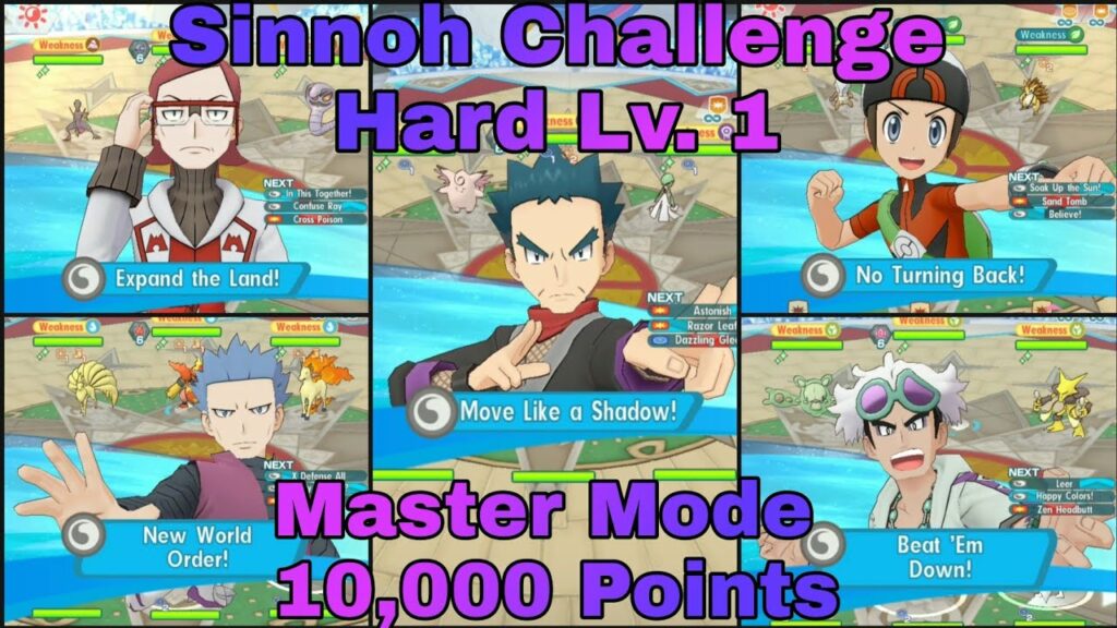 Pokemon Masters EX | Sinnoh Champion Stadium | Master Mode 10,000 Points | May 2022 Week 3