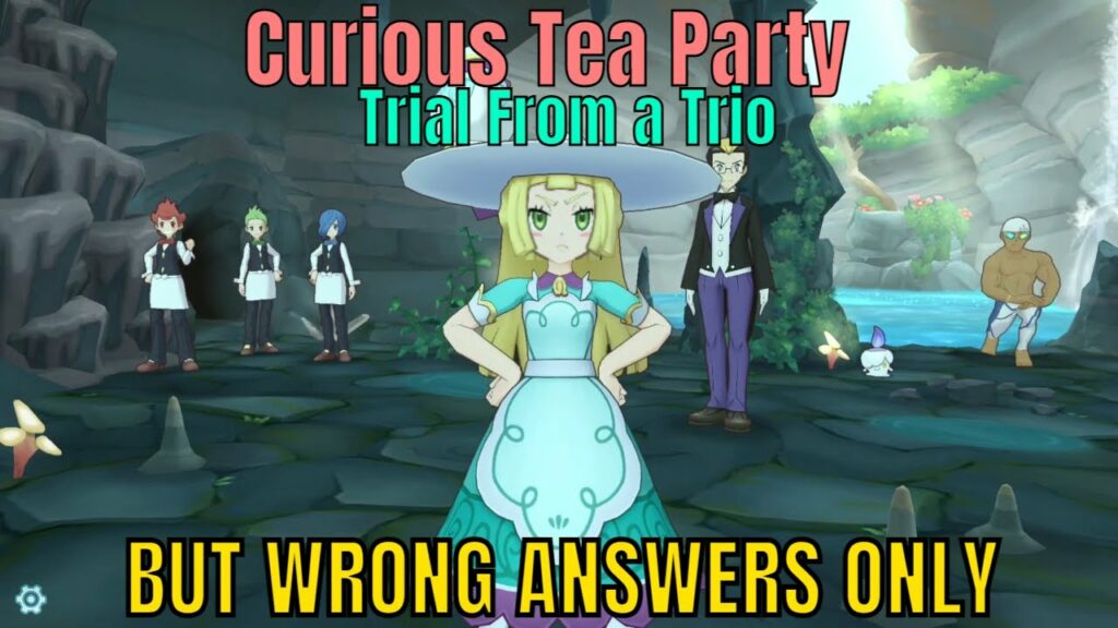 Curious Tea Party | Trial from a Trio | WRONG ANSWERS ONLY | Pokemon Masters EX Blooper