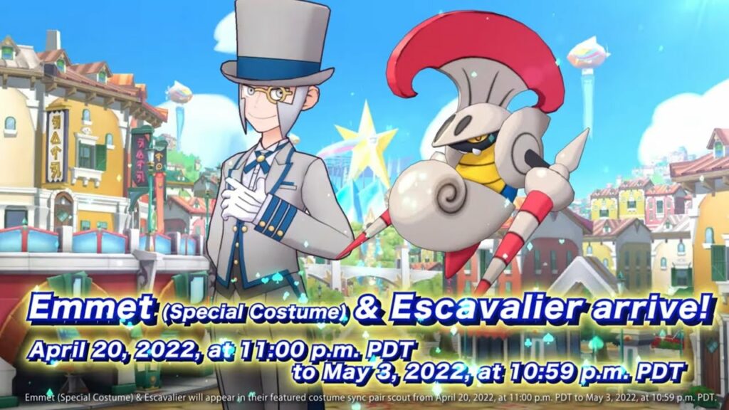Pokemon Masters EX Summoning: SC Emmet & Escavalier Playing Hard To Get