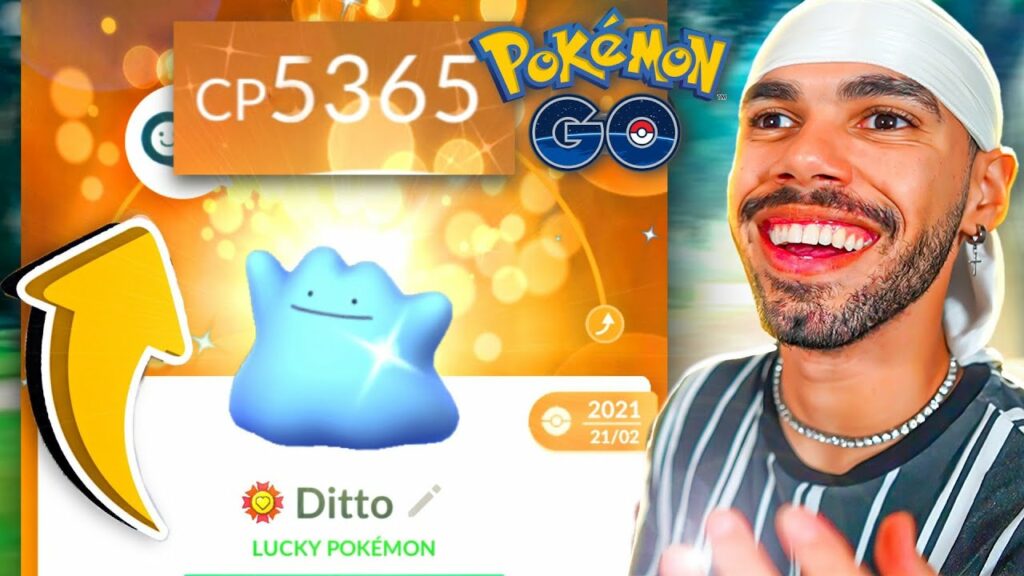 COLOQUEI 5.000 DE CP NO MEU DITTO SHINY LUCKY *SEM USAR HACK* | Cris |