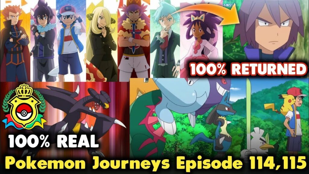100% REAL : Pokemon Journeys Episode 114,115 hindi | Paul official Returns|Master 8 Tournament Start