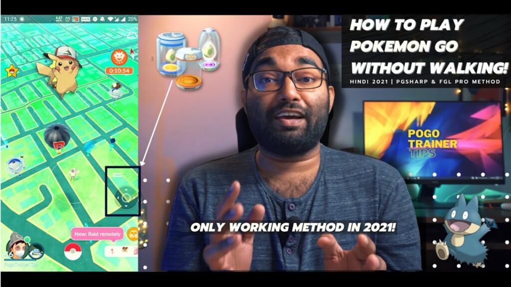 How To Play Pokemon Go Without Walking/Moving In 2021- No Root With Joystick | PGSharp & FGL Pro