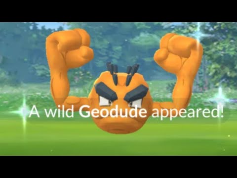 Alolan Geodude Shiny Community Day Live Pokemon GO