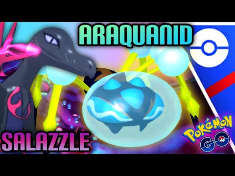 Araquanid & Salazzle are UNBELIEVABLE together in GO Battle League for Pokemon GO