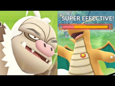 A totally "normal" battle in Pokemon Go!