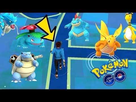 POKEMON GO | LEVEL 1 PLAYER CATCHING DRAGONITE,VENUSAUR,SNORLAX,AMPHAROS AND MORE RARE POKEMON