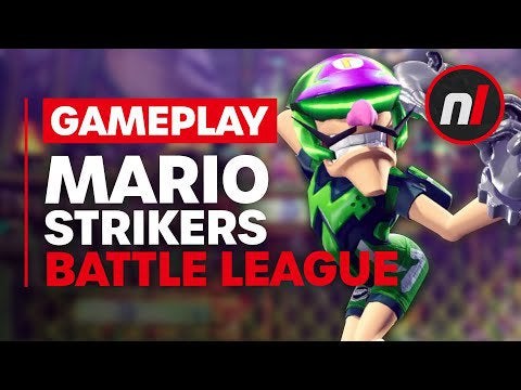 Mario Strikers: Battle League Nintendo Switch New Gameplay