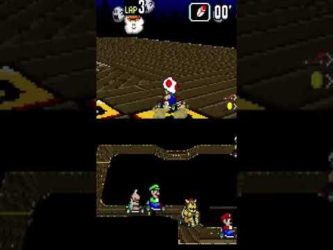 Crazy Shortcut in Super Mario Kart SNES