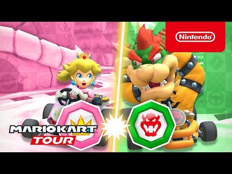 Mario Kart Tour - Peach vs. Bowser Tour Trailer