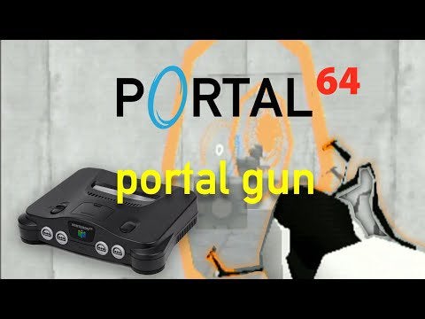 Portal Demake for Nintendo 64: Portal Gun