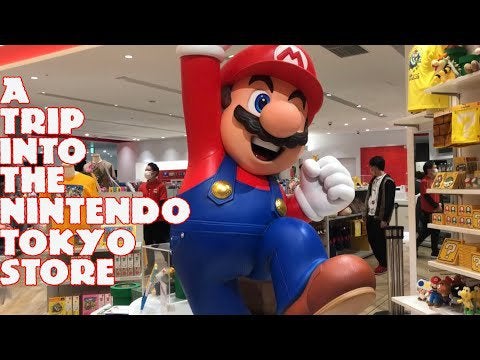 Here is what the Nintendo store looks like in Tokyo.