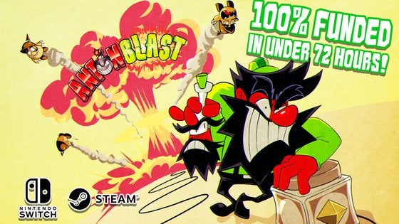ANTONBLAST: Wario Land-like Switch game w/ an explosive demo & Kickstarter!