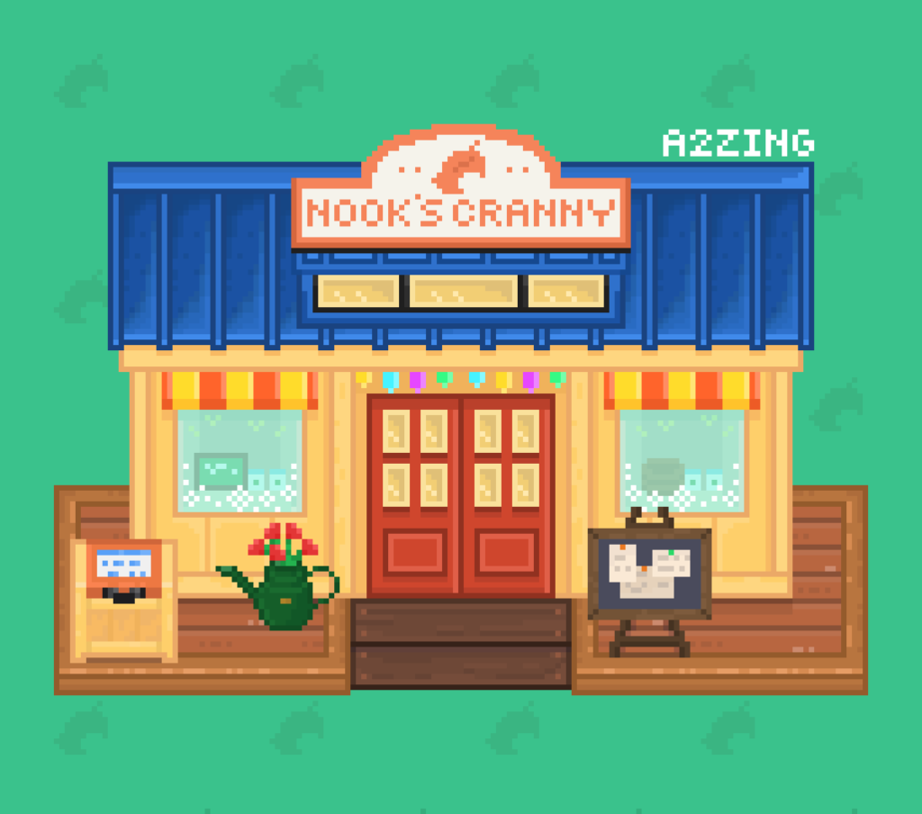 Nook's Cranny in the style of Stardew Valley!