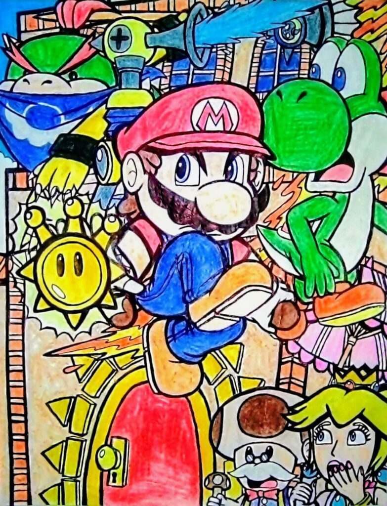 A Super Mario Sunshine drawing I made