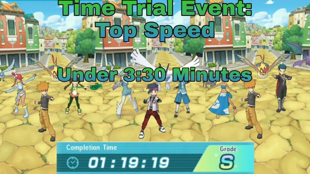 All 5 Missions Complete | Time Trial Event: Top Speed | Pokemon Masters EX