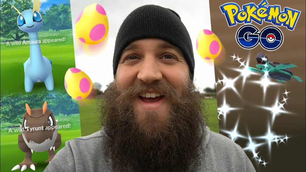 Adventure Week 7km Egg Hatch - Shiny Tirtouga + Tyrunt & Amaura Encounter & Evo (Pokemon GO)