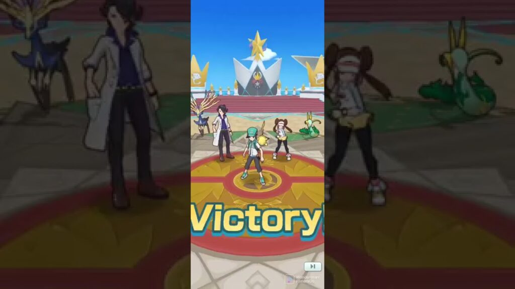 Fighting With Blue In Champions Stadium Pokemon Masters EX Shorts Final || #gaming #pokemonmasters