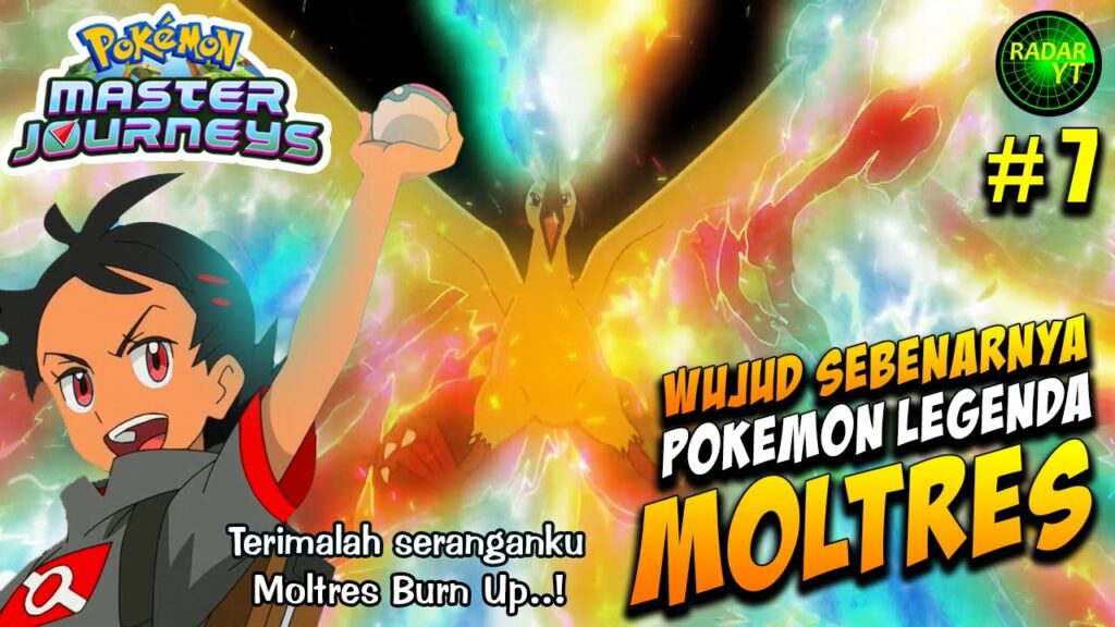 Inilah Wujud Sebenarnya Pokemon Legenda Moltres | Alur Cerita Pokemon Master Journeys
