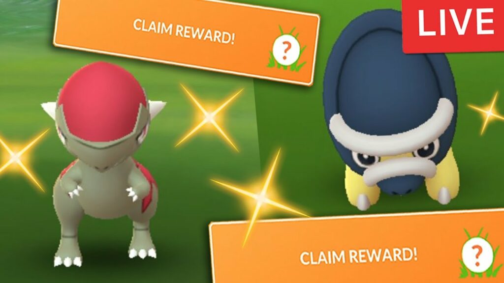 Shieldon + Cranidos Research Day Shiny Hunt Live Pokemon Go