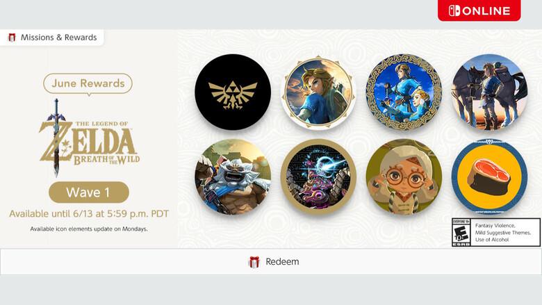 The Legend of Zelda: Breath of the Wild is June’s featured game for the custom NSO icons. Also June birthdays for Animal Crossing villagers.