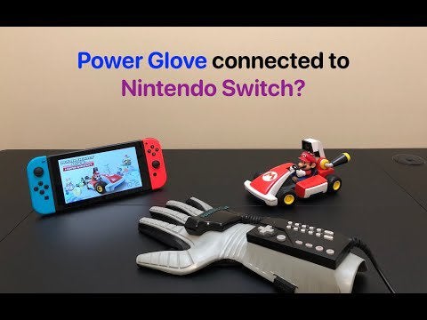 Power Glove modded to work with Nintendo Switch by Youtuber