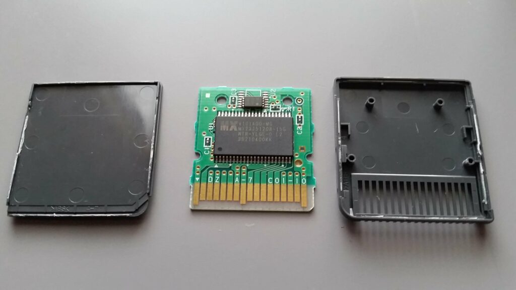 Inside of a DS cartridge.