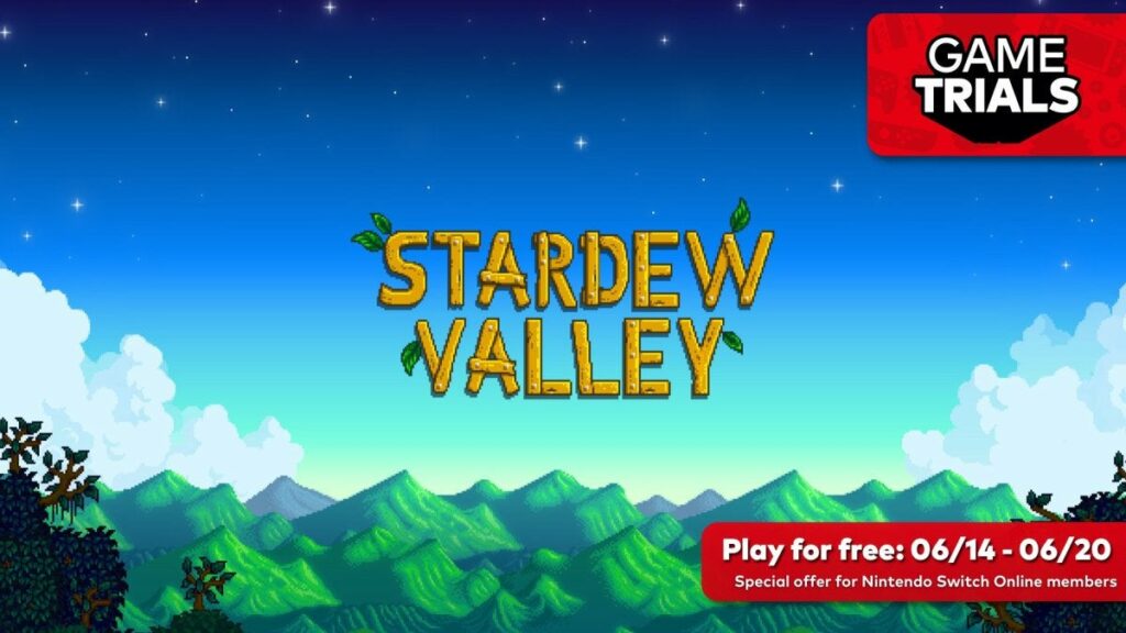 US eShop: Stardew Valley -$11.99 (20% off) Ends 06/27/2022 + Free Trial For NSO Members Until 06/20/2022