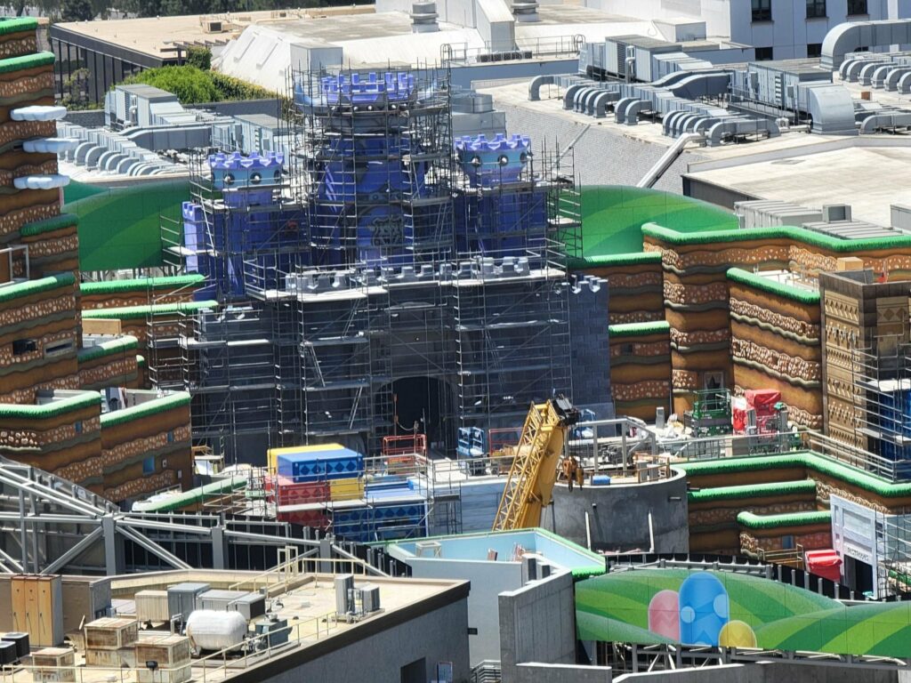 Bowser’s Castle Almost Completed in Super Nintendo World at Universal Studios Hollywood
