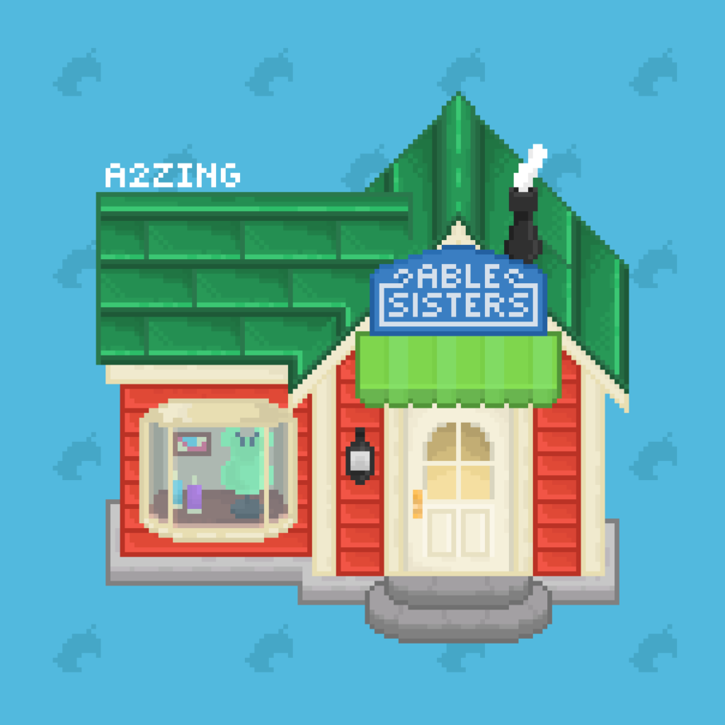 Welcome to the Able Sisters! In Pixel Art!