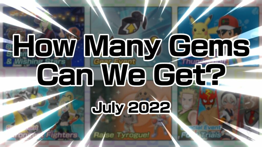 [Pokemon Masters EX] HOW MANY GEMS CAN WE GET? (July 2022)