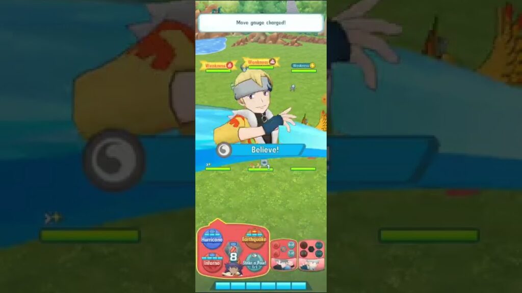 Red VS AsH Finally!! Pokemon Masters EX #shorts #gameplay #music #pokemonmasters