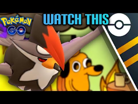 CRAZY! GO Battle League exposes itself in Pokemon GO // Gust Shadow Staraptor in Ultra League