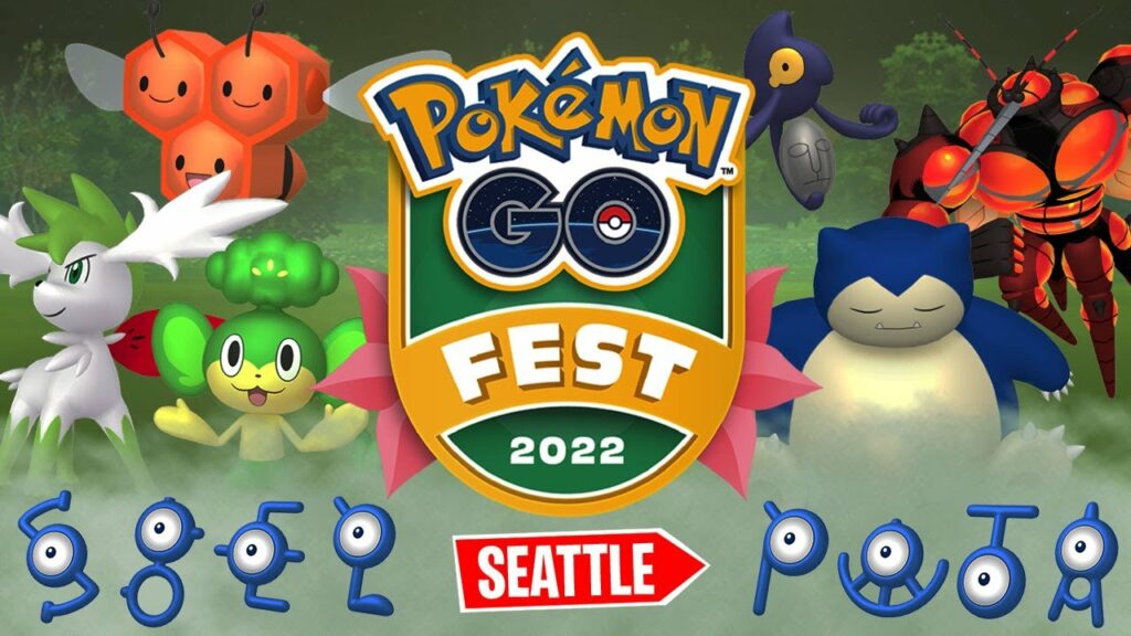 GO FEST SEATTLE - BUZZWOLE E SHAYMIN, 2 NOVOS SHINIES, 8 UNOWN SHINY E MAIS! POKEMON GO FAKEGPS