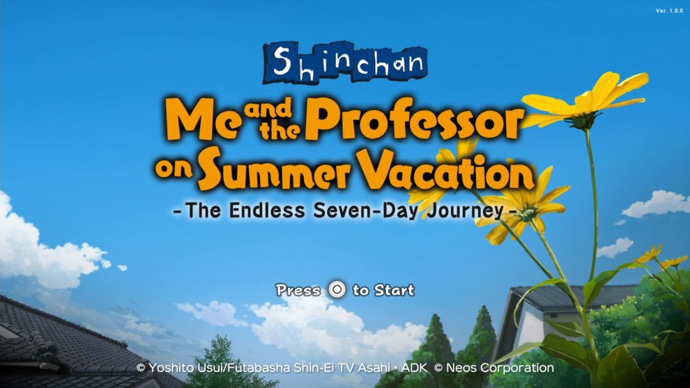 Crayon Shin-Chan Me and the Professor on Summer Vacation - Releases on Switch this August (worldwide)
