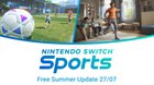 Nintendo Switch Sports update on 27/07 : adding Leg Strap functionality to Football matches, new Volleyball moves and more!