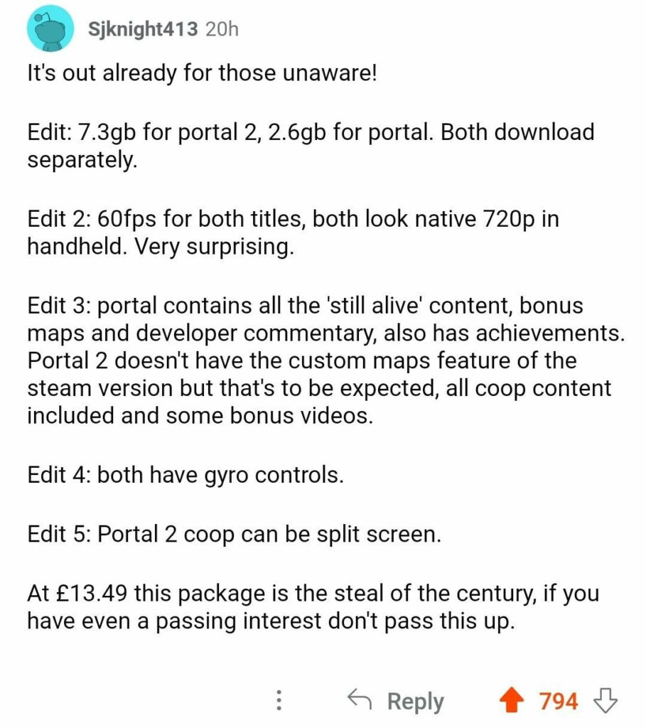 Half-Life 2 modded onto Portal 1 for Switch