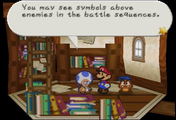 Paper Mario (N64) has a tutorial for a mechanic that doesn't appear in the game