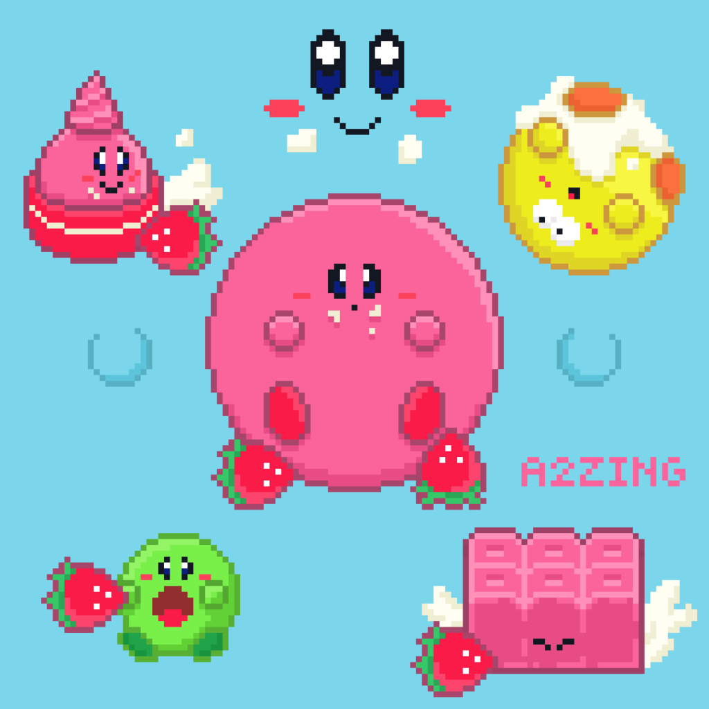 Kirby's Dream Buffet Pixel Art!