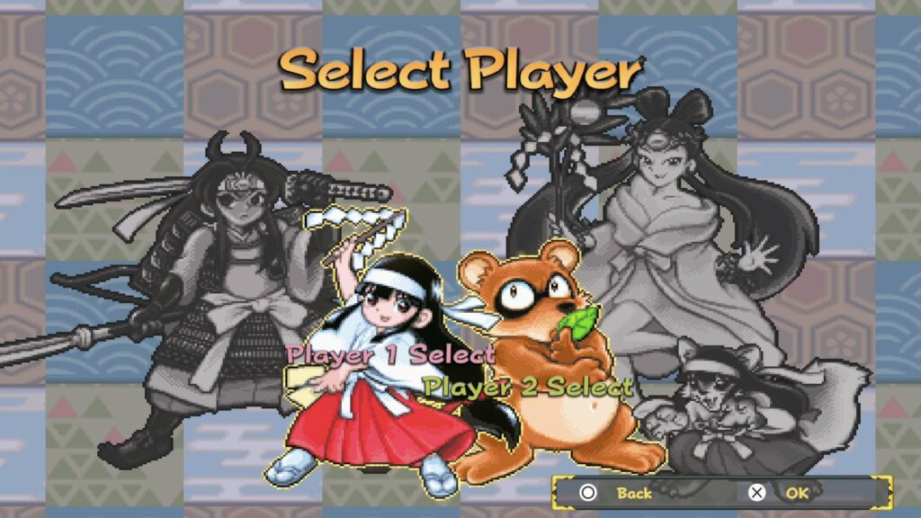 Instantly unlock Co-Op and Free Mode in Pocky & Rocky Reshrined with secret command