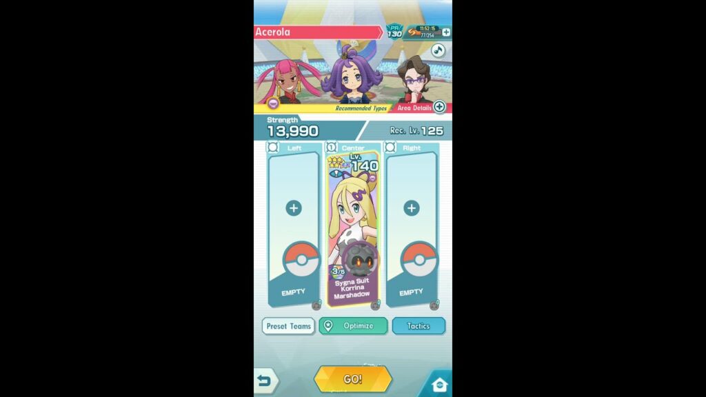 Pokemon Masters - Ghost CS 2000 pts, 1v3 with Marshadow